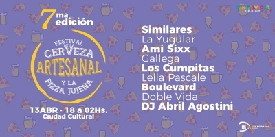 Llega la s&eacute;ptima edici&oacute;n del Festival de la Cerveza Artesanal y Pizza Juje&ntilde;a