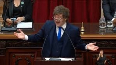 Javier Milei reafirm&oacute; en el Congreso su alianza estrat&eacute;gica con los Estados Unidos: &ldquo;Es hora de hacer de esto una pol&iacute;tica de Estado&rdquo;
