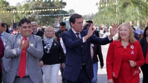 Sadir acompa&ntilde;&oacute; a Monterrico en las honras a San Isidro Labrador