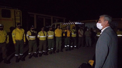 Incendios forestales. Brigadistas de Jujuy viajan a R&iacute;o Negro para combatir los distintos focos