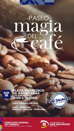 &ldquo;La Magia del Caf&eacute;&rdquo; llega a la Plaza Francisco de Arga&ntilde;ar&aacute;s este s&aacute;bado 18 de julio