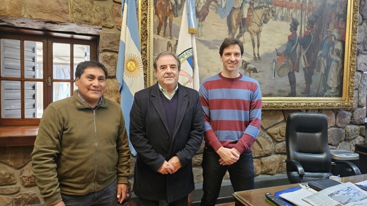 El Vicegobernador se reuni&oacute; con el comisionado de Santa Catalina