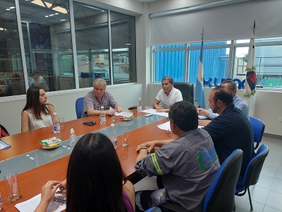 El directorio de Agua Potable coordin&oacute; acciones con los jefes regionales de toda la provincia