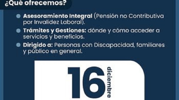 Discapacidad: Oficina M&oacute;vil de Asesoramiento y Gesti&oacute;n llegar&aacute; a Monterrico y San Pablo de Reyes