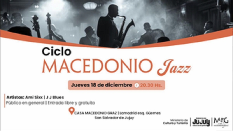 Ciclo Macedonio Jazz,  una noche de improvisaci&oacute;n y virtuosismo musical