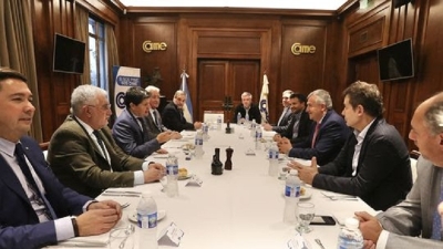 Morales se reuni&oacute; con autoridades de la CAME
