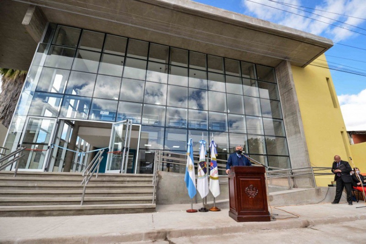 Gerardo Morales inaugur&oacute; el nuevo edificio del Centro Judicial de Perico