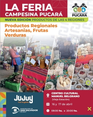 La Feria Campesina Pucar&aacute; llega con productos regionales al Centro Cultural Manuel Belgrano