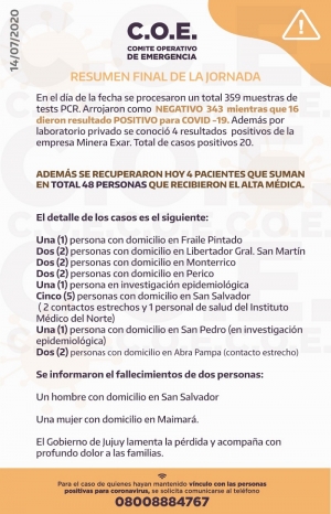 INFORME COE N&deg; 126