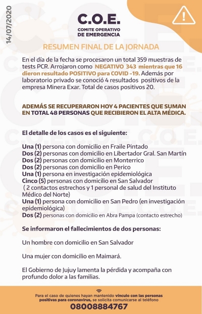 INFORME COE N&deg; 126