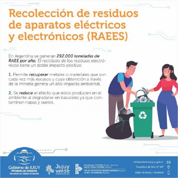Recolecci&oacute;n de Residuos de Aparatos El&eacute;ctricos y Electr&oacute;nicos