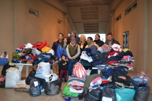Gimnasia entreg&oacute; ropa de abrigo a quienes m&aacute;s lo necesitan