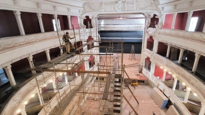 Obras en el Mitre: Sala Gal&aacute;n y escenario, en etapa final