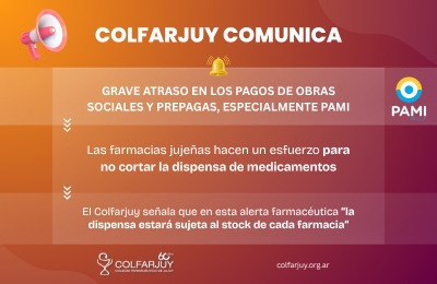 Comunicado del Colegio Farmac&eacute;utico de Jujuy: "Entre la crisis y la responsabilidad de sostener la Salud"