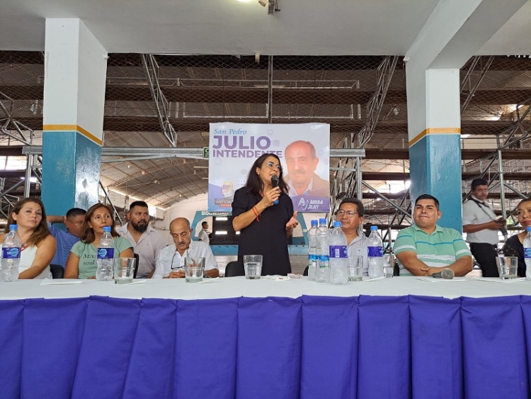 El Frente Justicialista present&oacute; los candidatos del departamento San Pedro