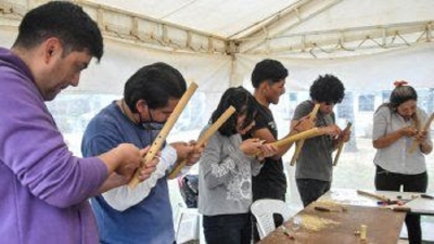 El "Taller de Viento" congreg&oacute; a la juventud juje&ntilde;a