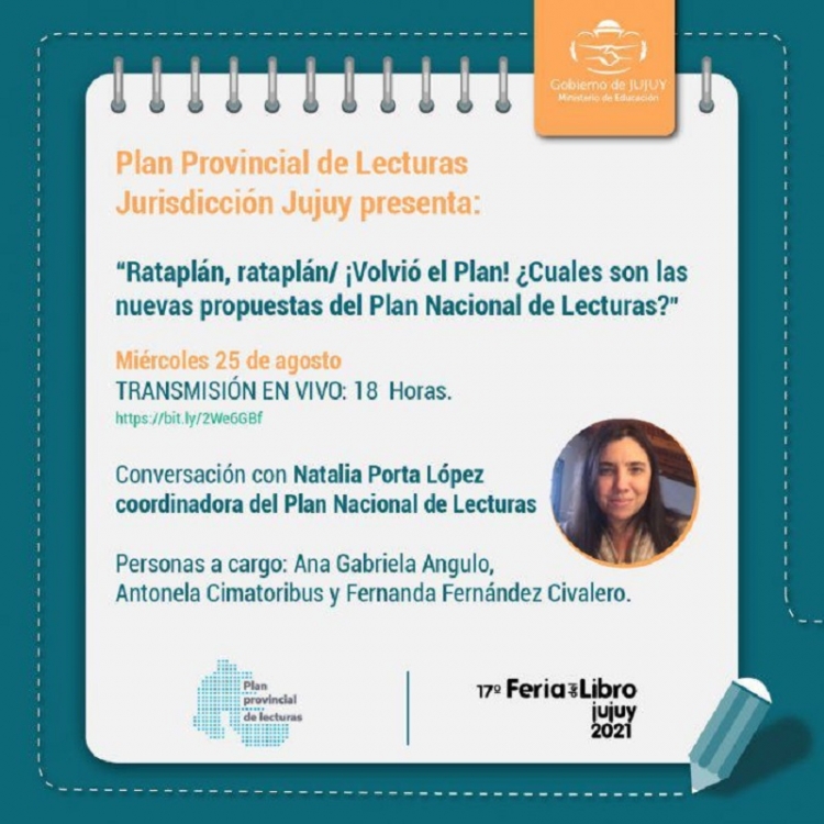 Actividades del Plan Provincial de Lecturas en la 17&deg; Feria del Libro