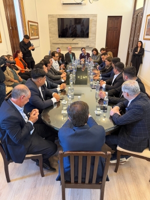 El gobernador de Jujuy recibi&oacute; a la Mesa Nacional de CAME Joven y reafirm&oacute; el trabajo conjunto con el sector empresario