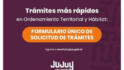 Ordenamiento Territorial: nuevo formulario &uacute;nico para solicitar tr&aacute;mites