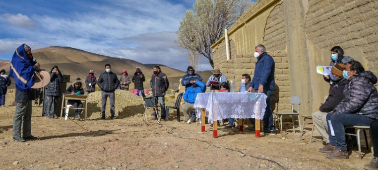 Morales inform&oacute; a comuneros sobre la creaci&oacute;n de la Comisi&oacute;n Municipal en El Moreno