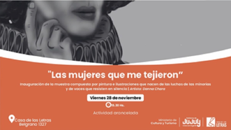"Las mujeres que me tejieron" muestra de Danna Charo en Casa de las Letras