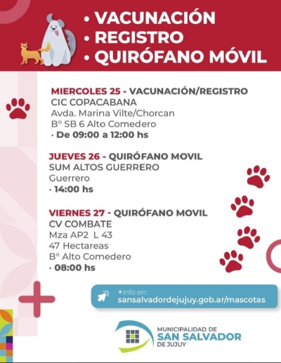 La Direcci&oacute;n de Zoonosis contin&uacute;a con el operativo de castraci&oacute;n y vacunaci&oacute;n en distintos barrios de la capital