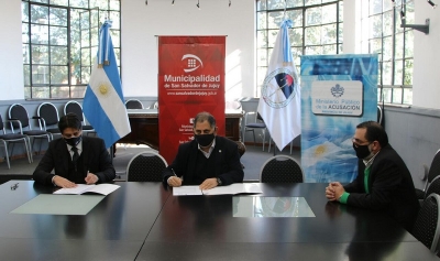 Firma de convenio entre el municipio y el ministerio p&uacute;blico de la acusaci&oacute;n