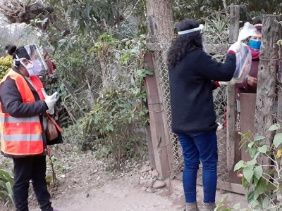 Plan adulto mayor refuerza medidas sanitarias en La Esperanza