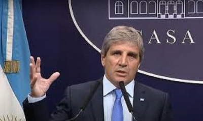 La reacci&oacute;n de Luis Caputo a la derrota: "Nada va a cambiar en lo econ&oacute;mico, ni en lo cambiario"