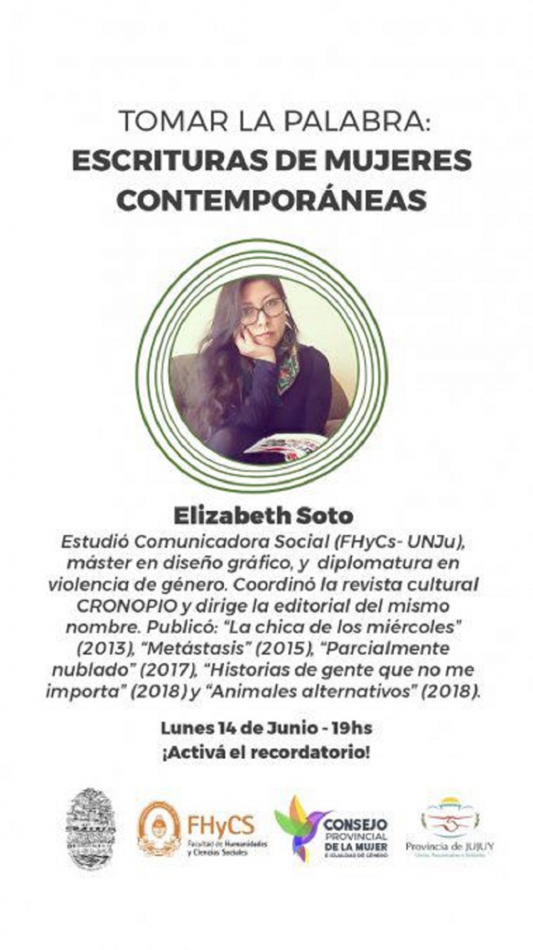 "Tomar la Palabra: Escrituras de Mujeres Contempor&aacute;neas"