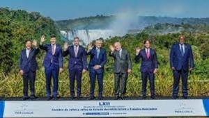 Sin la firma de Uruguay, el Mercosur suscribi&oacute; un documento final en Puerto Iguaz&uacute;