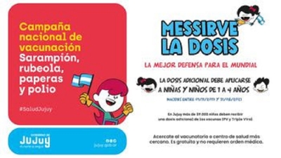 Inicia la Campa&ntilde;a Nacional de Vacunaci&oacute;n frente a Sarampi&oacute;n, Rubeola, Paperas y Poliomielitis 2022