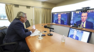 El Presidente y el titular del BM dialogaron sobre un "crecimiento arm&oacute;nico y equitativo" del pa&iacute;s Destacado