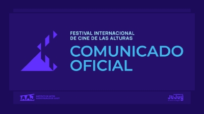 El Festival Internacional de Cine de las Alturas modifica la fecha de su 9na edici&oacute;n