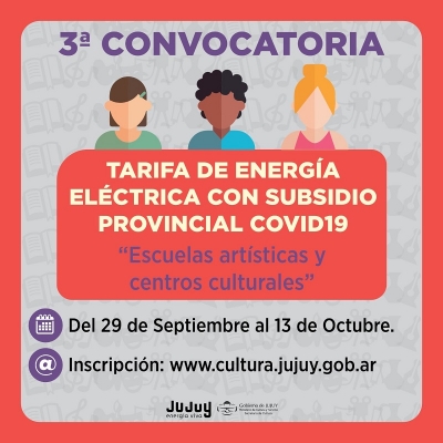 &Uacute;ltimos d&iacute;as para inscribirse y beneficiarse con la tarifa de energ&iacute;a el&eacute;ctrica con subsidio