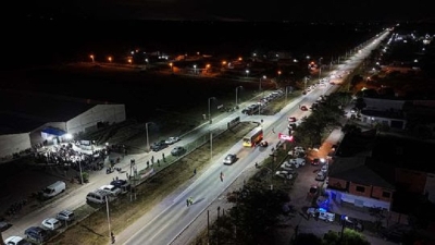Sadir impulsa conectividad y desarrollo con nueva Iluminaci&oacute;n en Ruta 45