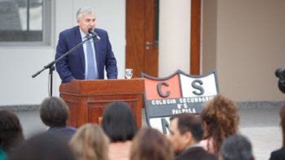 El gobernador Morales inaugur&oacute; el nuevo edificio del Secundario N&ordm; 5 de Palpal&aacute;