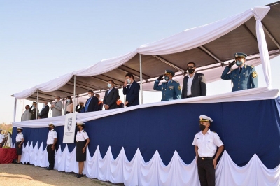 Alumnos del Instituto Universitario Provincial de Seguridad juraron a la Bandera Nacional
