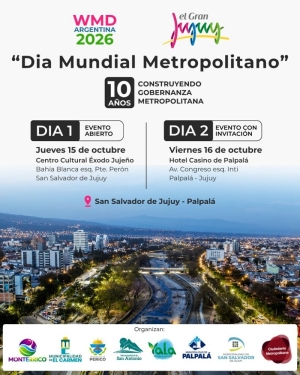 Jujuy ser&aacute; sede del D&iacute;a Mundial Metropolitano 2026 con una jornada abierta al p&uacute;blico