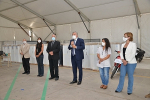 Morales entreg&oacute; equipos y veh&iacute;culos para fortalecer el sistema de salud