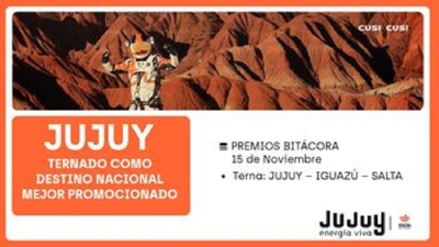 Jujuy est&aacute; ternada a los Premios Bit&aacute;cora