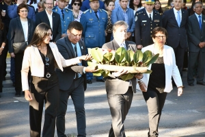Concejales participaron del acto en homenaje a los h&eacute;roes de Malvinas