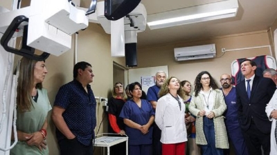 Sadir inaugur&oacute; un moderno tom&oacute;grafo en el hospital "San Roque"