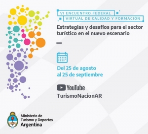 Jornadas Federales Virtuales de Calidad y Formaci&oacute;n Tur&iacute;stica