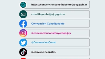 Convenci&oacute;n Constituyente: est&aacute;n disponibles p&aacute;gina web y m&aacute;s medios de informaci&oacute;n y contacto