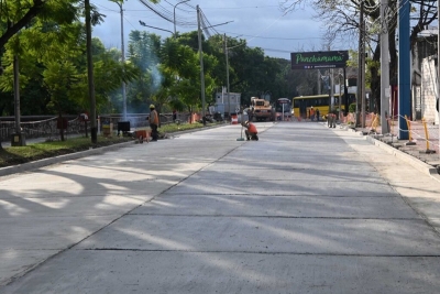 Restricci&oacute;n vehicular por obras de repavimentaci&oacute;n en avenida Hip&oacute;lito Yrigoyen