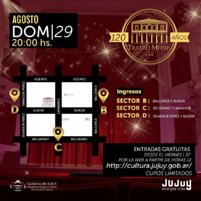 Adelantan la adquisici&oacute;n de entradas para asistir al Aniversario del Teatro Mitre
