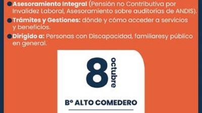Oficina M&oacute;vil de Asesoramiento para personas con discapacidad estar&aacute; en Alto Comedero