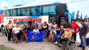 Jujuy B&aacute;squet Adaptado parti&oacute; a Bah&iacute;a Blanca en busca de un sue&ntilde;o