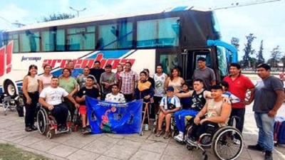 Jujuy B&aacute;squet Adaptado parti&oacute; a Bah&iacute;a Blanca en busca de un sue&ntilde;o